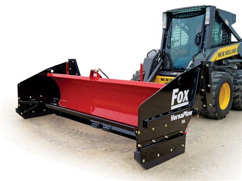 how to use skid steer snow pusher|skid loader snow plow attachments.